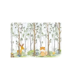 Decorazione Pareti|Fotomurale adesivo "the secret of the forest" in pvc, 312x280 cm