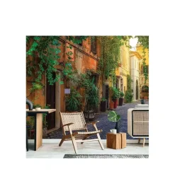 Decorazione Pareti- Fotomurale adesivo "trastevere" in pvc, 312x280 cm