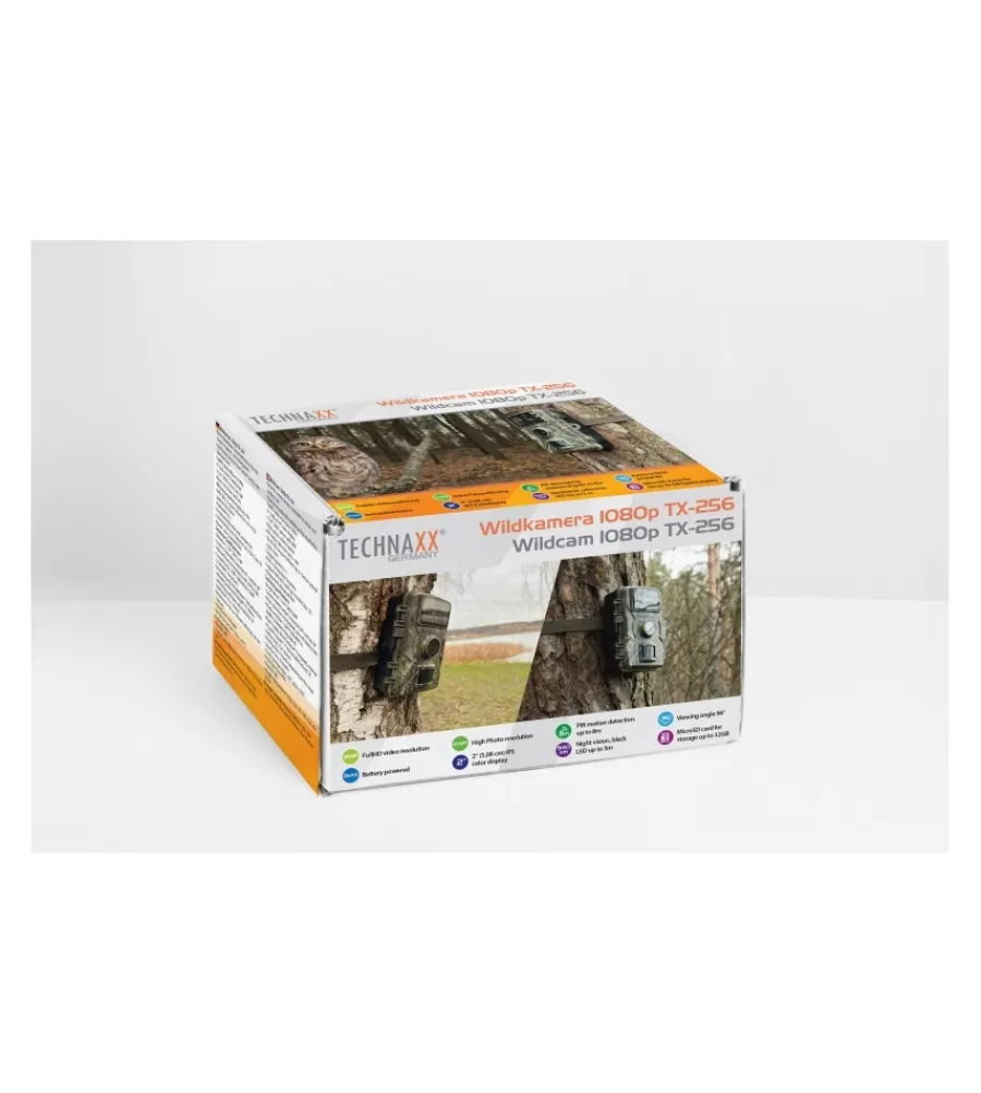 Discount Fototrappola technaxx "wildcam" 1080p tx-256 Videosorveglianza