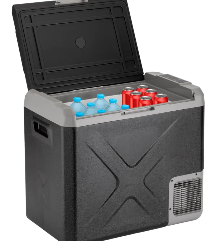 Brunner Campeggio|Frigo portatile da campeggio "polarys freeze sz 40" 40l 60w 60,3x36,5x44,2 cm