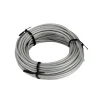 Ferramenta Per Esterno- Fune in ferro zincato plastificato, anima in  fibra tessile ø 3 - 4 mm. 15 mt.