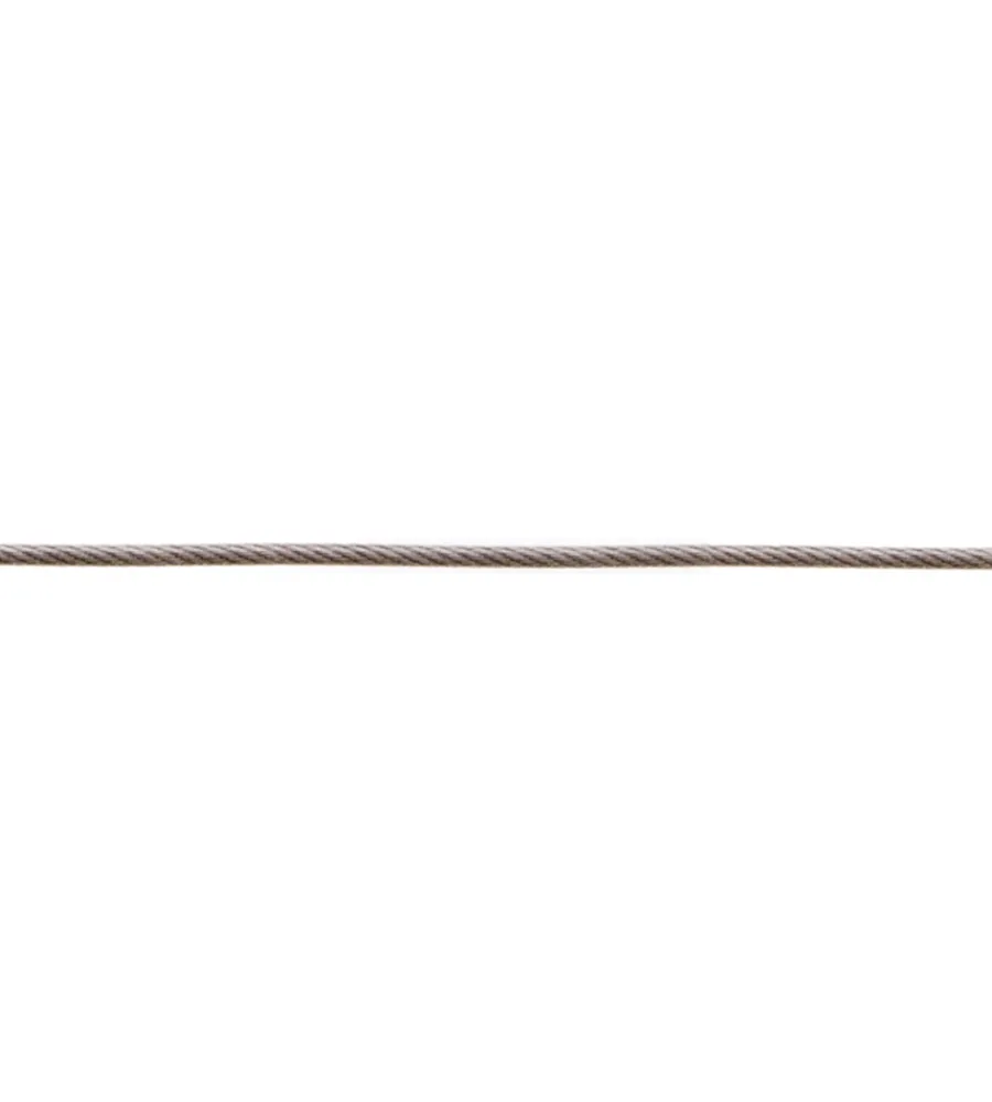 Sistemi Di Fissaggio- Fune metallica plastificata ø 2 - 3 mm. con nucleo in fibra tessile 150 mt.