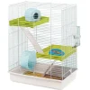 Ferplast Gabbie Per Roditori|Gabbia a tre piani per criceti hamster tris -
