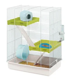 Ferplast Gabbie Per Roditori|Gabbia a tre piani per criceti hamster tris -
