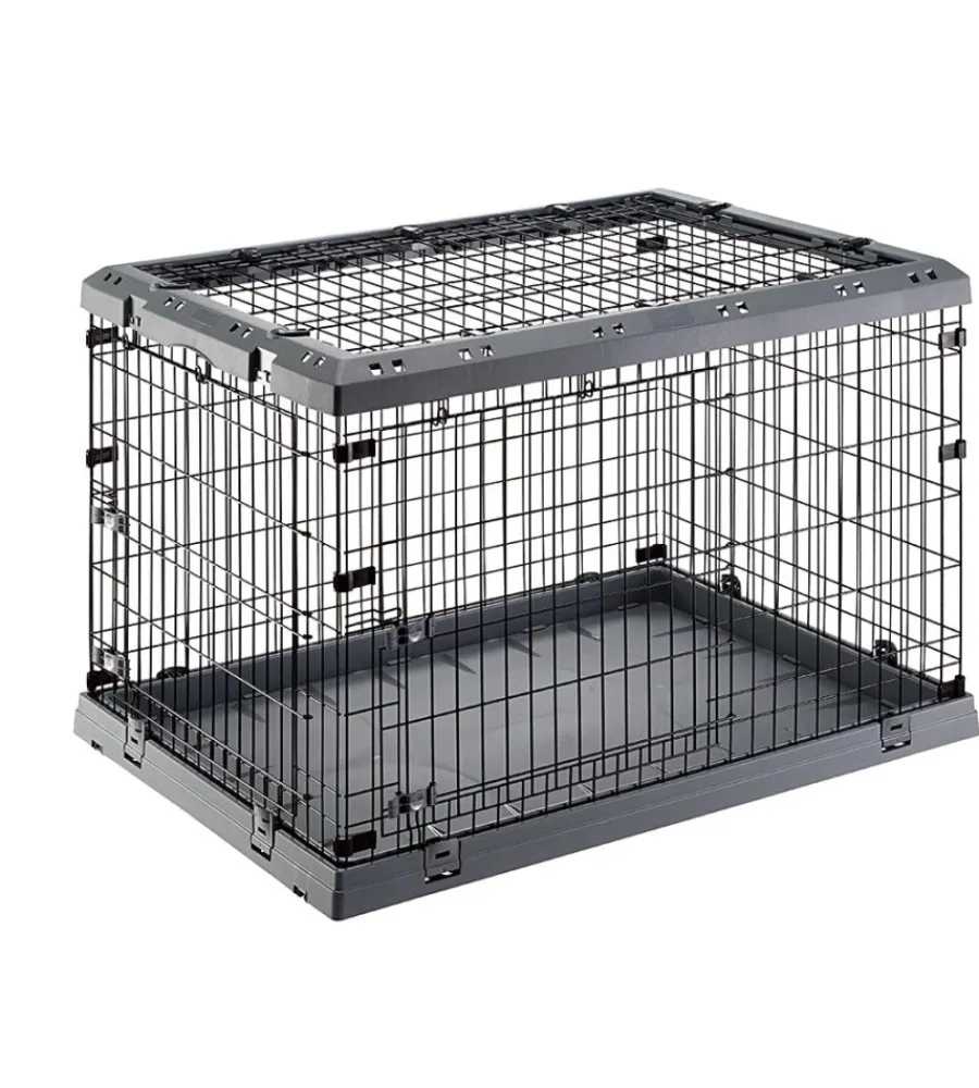 Trasportini Per Cane-Ferplast Gabbia box per cani pieghevole "superior 105", 107x77x73,5 cm -