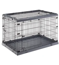 Ferplast Trasportini Per Cane|Gabbia box  per cani pieghevole "superior 105", 107x77x73,5 cm -