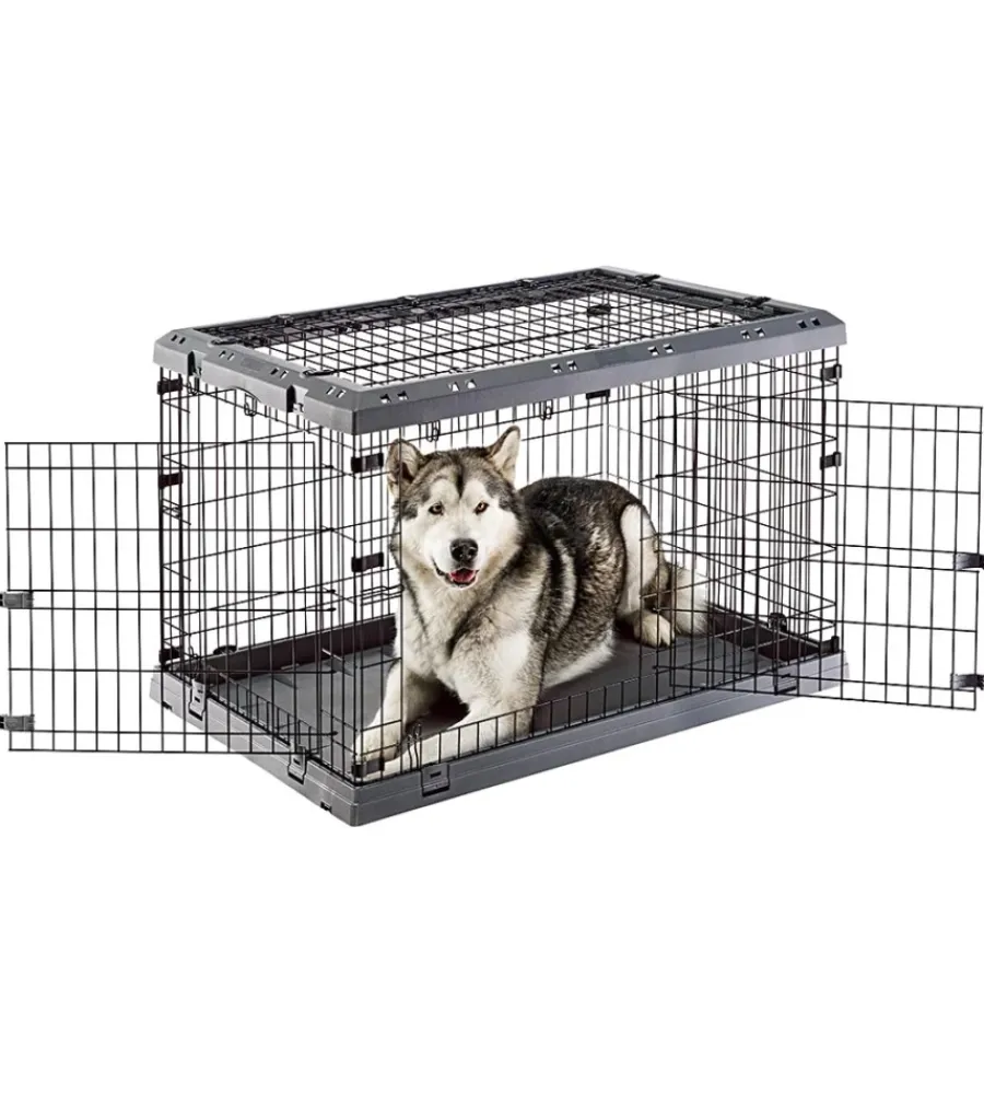 Ferplast Trasportini Per Cane|Gabbia box per cani pieghevole "superior 105", 107x77x73,5 cm -