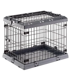 Trasportini Per Cane-Ferplast Gabbia box  per cani pieghevole "superior 75", 77x51x55 cm -