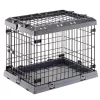 Trasportini Per Cane-Ferplast Gabbia box  per cani pieghevole "superior 60", 62x47x50 cm -