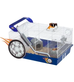 Hot Gabbia dragster per criceti bianca - Gabbie Per Roditori