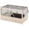 Gabbie Per Roditori-Ferplast Gabbia per conigli e porcellini d'india "arena 80", 82x52x45,5 cm -
