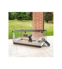 Ferplast Gabbie Per Roditori|Gabbia per conigli e porcellini d'india "krolik xl", 120x60x50 cm