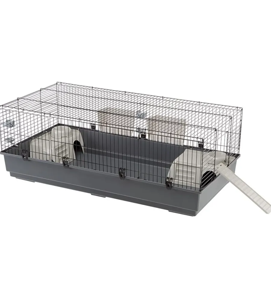 Ferplast Gabbie Per Roditori|Gabbia per conigli e porcellini d'india "rabbit 140", 140x71x51 cm -