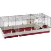 Ferplast Gabbie Per Roditori|Gabbia per conigli "krolik 140" in kit di montaggio, 142x60x50 cm -