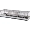 Sale Gabbia per conigli "krolik 200" in kit di montaggio, 205x60x50 - Gabbie Per Roditori
