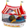 Ferplast Gabbie Per Roditori|Gabbia per criceti "circus fun", 49,5x34x42,5 cm -