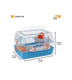 New Gabbia per criceti "duna fun" 55x47x37,5 cm - Gabbie Per Roditori
