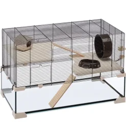 Online Gabbia per criceti in vetro "karat 80", 78,5x45,5x52,5 cm - Gabbie Per Roditori
