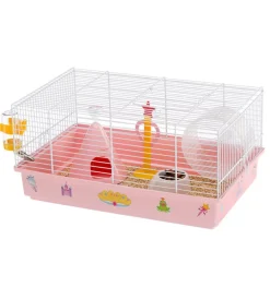 Gabbie Per Roditori-Ferplast Gabbia per criceti "princess", 46x29,5x23 cm -