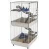 Ferplast Gabbie Per Roditori|Gabbia per furetti su due piani "tower", 75x80x161 cm -