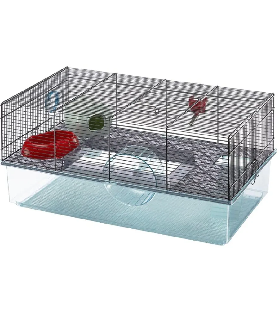 Gabbie Per Roditori-Ferplast Gabbia per piccoli roditori "favola" 60 x 36.5 x h 30 cm-