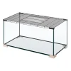 Gabbie Per Roditori-Ferplast Gabbia per topi e ratti in vetro " jerry 80", 101,7x51,9x53,1 cm -