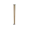 Ferramenta Per Mobili E Infissi|Gamba in legno conica ø 60 - h.750 mm. legno grezzo