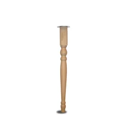 Discount Gamba in legno sagomata ø 60 - h.750 mm. legno grezzo Ferramenta Per Mobili E Infissi