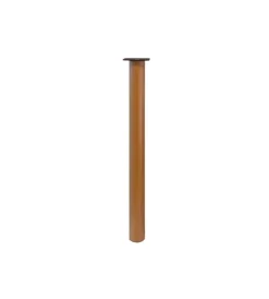 Ferramenta Per Mobili E Infissi- Gamba in legno tonda ø 62 - h.750 mm. legno grezzo