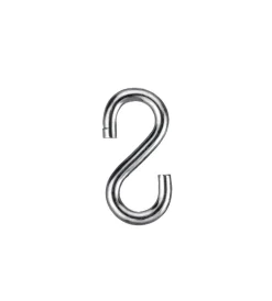 Sistemi Di Fissaggio|Ganci a "s" inox ø 5 x 38 mm. - 2 pz.
