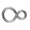 Sistemi Di Fissaggio|Ganci a "s" nichelati 27 mm. - 6 pz.