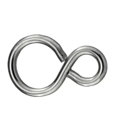 Sistemi Di Fissaggio|Ganci a "s" nichelati 27 mm. - 6 pz.