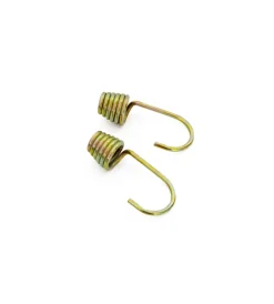 Discount Ganci a uncino in acciaio zincato giallo ricambio per elastici ø 8 mm. 2 pz. Sistemi Di Fissaggio