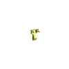 New Ganci “a x” per fissaggio quadri n° 3 - 20 x 31 mm. con chiodini 4 pz. Decorazione Pareti