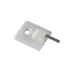Tessile D'Arredo|Ganci adesivi per bacchette tenda - bianco - 10 pz.