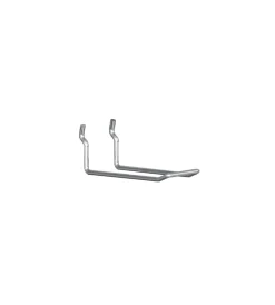 Outlet Ganci doppi in metallo per pannello forato - 20 cm. - 8 pz. Officina E Garage
