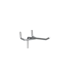 New Ganci singoli in metallo per pannello forato - 20 cm. - 8 pz. Officina E Garage