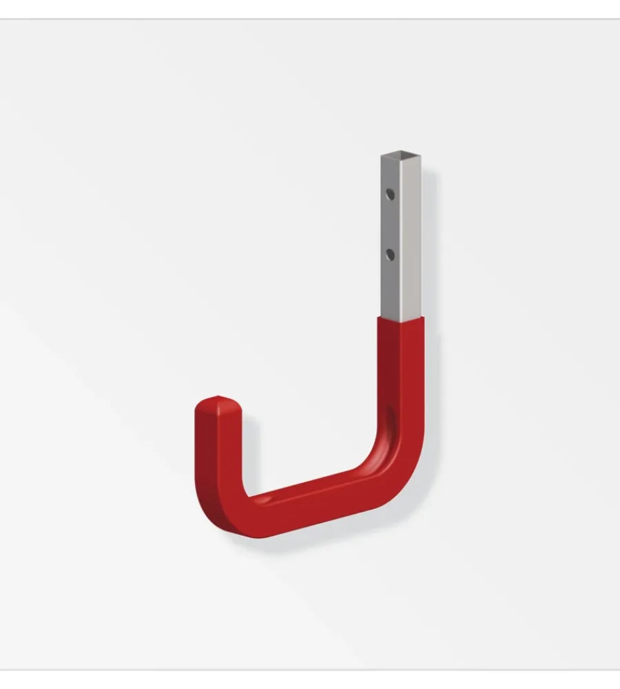 Officina E Garage-Alfer aluminium Gancio acciaio gomma r 150mm