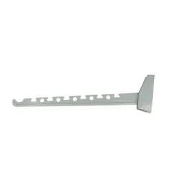 Decorazione Pareti|Gancio da parete in alluminio ribaltabile 33 cm.