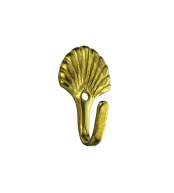 Sistemi Di Fissaggio|Gancio decorativo in ottone finitura canna di fucile 4 pz.