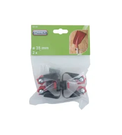 Ferramenta Per Mobili E Infissi- Gancio porta attrezzi 35 mm. - 2 pz.