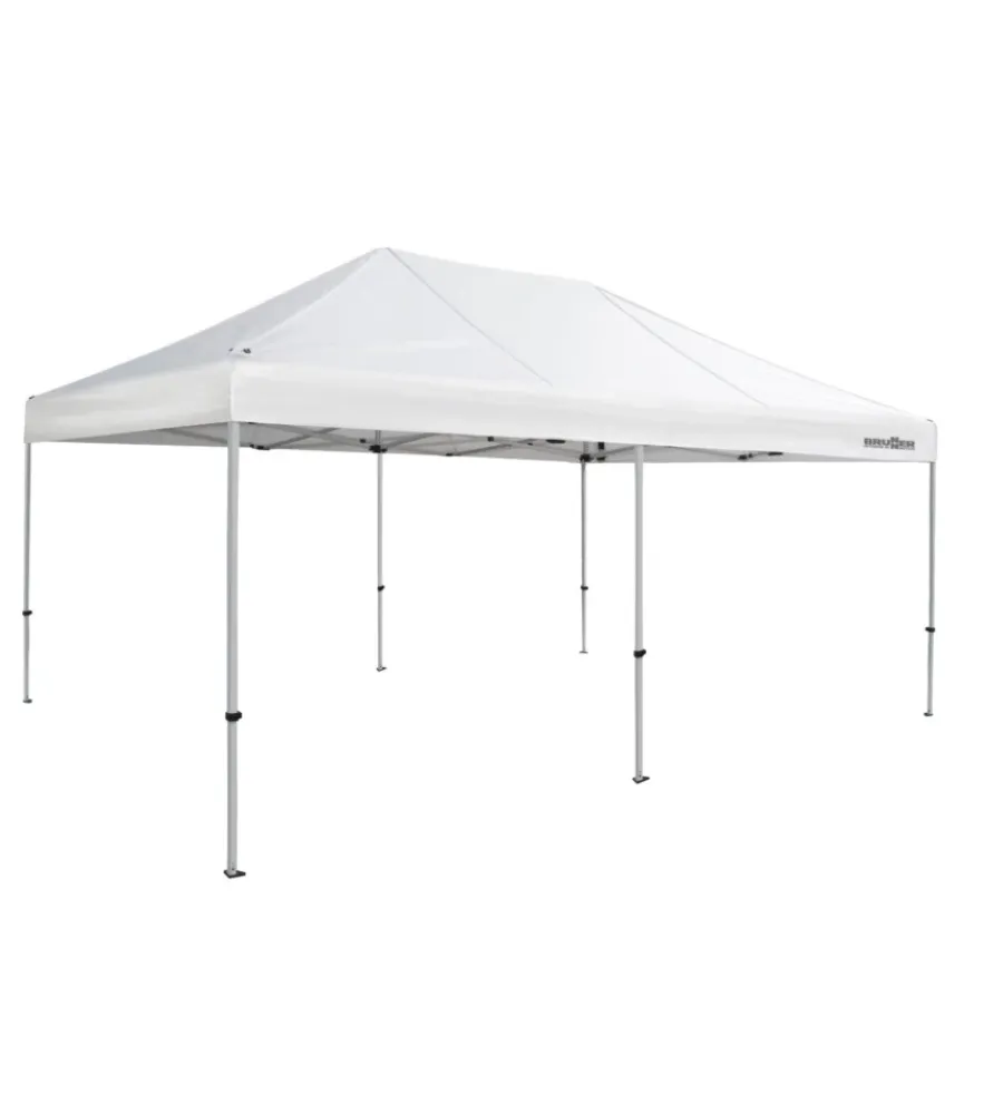 Brunner Campeggio|Gazebo da campeggio "zebo enjoy 2.0" in acciaio e poliestere bianco 3x6 m