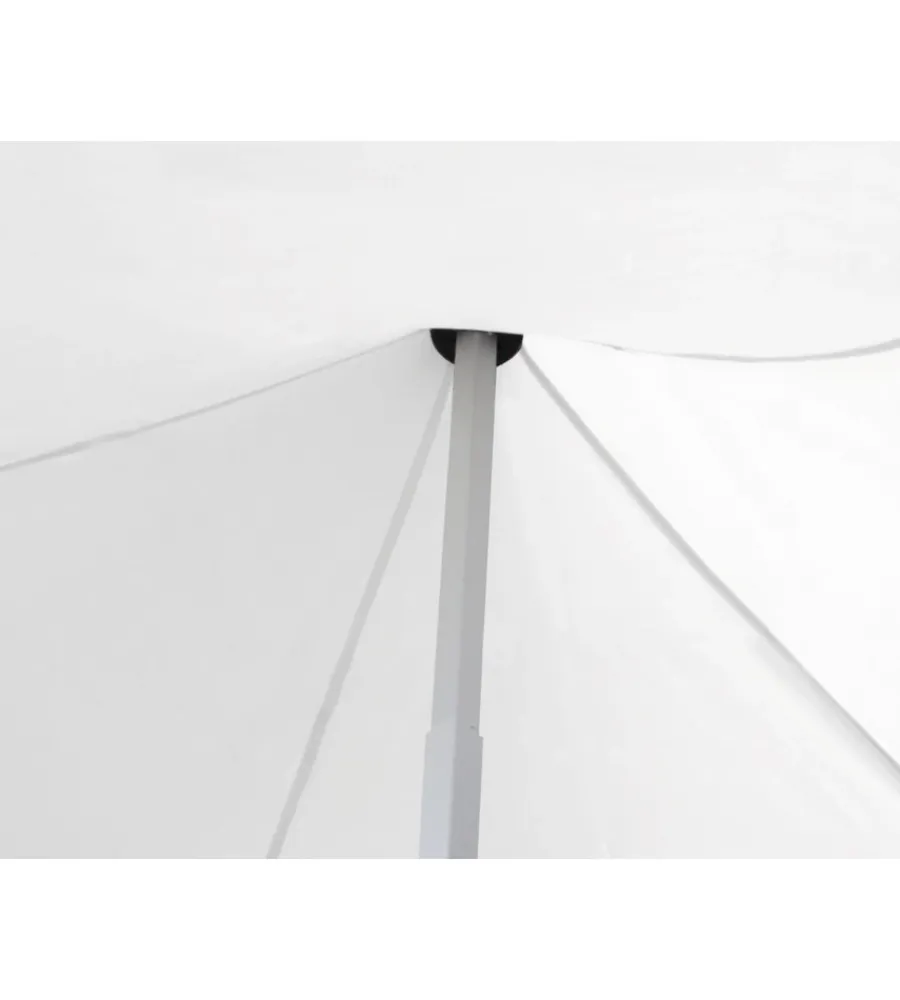 Outlet Gazebo da campeggio "zebo enjoy pro" in alluminio e poliestere bianco 3x6 m Campeggio