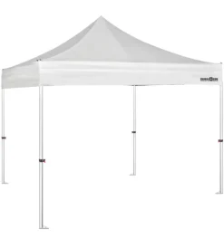 Hot Gazebo da campeggio "zebo enjoy pro" in alluminio e poliestere bianco 3x3 m Campeggio