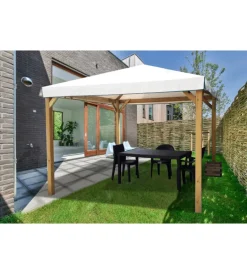 Coperture Per Esterno E Accessori|Gazebo da esterno "ischia" senza grigliati in legno, 300x360 cm