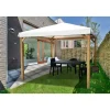 Coperture Per Esterno E Accessori|Gazebo da esterno "ischia" senza grigliati in legno, 360x360 cm