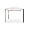 Coperture Per Esterno E Accessori|Gazebo da esterno "rodi" in ferro e poliestere colore sabbia, 300x400x255 cm