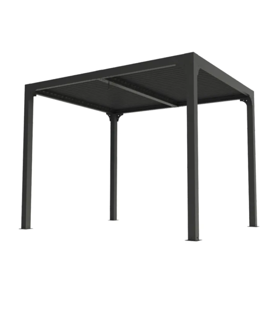 Hot Gazebo pergola bioclimatica autoportante da esterno in alluminio 2,4x3 m Coperture Per Esterno E Accessori