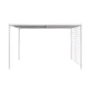Coperture Per Esterno E Accessori- Gazebo pergola da esterno "bora" in ferro bianca, 3x3,6 metri