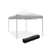 Coperture Per Esterno E Accessori- Gazebo richiudibile pieghevole riviera in tessuto impermeabile e anti uv bianco 3x4,5 m